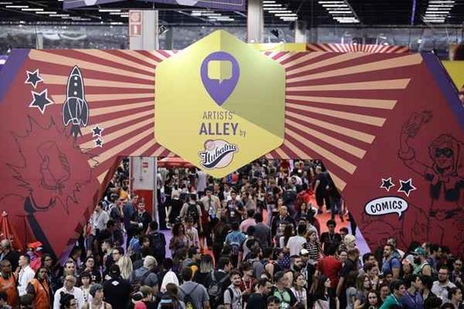 Artists' Alley reúne quadrinistas independentes e de grandes editoras, nacionais e internacionais(foto: CCXP/Divulgação) Artists' Alley reúne quadrinistas independentes e de grandes editoras, nacionais e internacionais(foto: CCXP/Divulgação)
