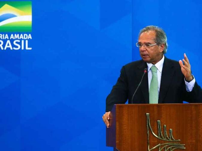 Ministro da economia disse ainda que não é necessário brigar por verba de R$ 10 bilhões(foto: Antônio Cruz/Agência Brasil) Ministro da economia disse ainda que não é necessário brigar por verba de R$ 10 bilhões(foto: Antônio Cruz/Agência Brasil)
