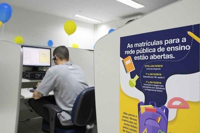 Pedido pode ser feito pelo site ou pela Central 156(foto: Mary Leal, Ascom/SEEDF) Pedido pode ser feito pelo site ou pela Central 156(foto: Mary Leal, Ascom/SEEDF)