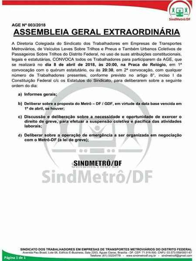 Sindicato divulgou comunicado na página oficial(foto: Reprodução) Sindicato divulgou comunicado na página oficial(foto: Reprodução)