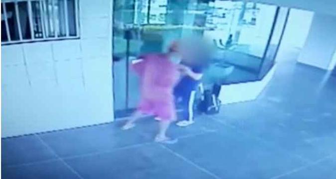 Imagens de câmera de segurança mostram o homem que assaltou criança na Asa Norte(foto: Reprodução/G1) Imagens de câmera de segurança mostram o homem que assaltou criança na Asa Norte(foto: Reprodução/G1)