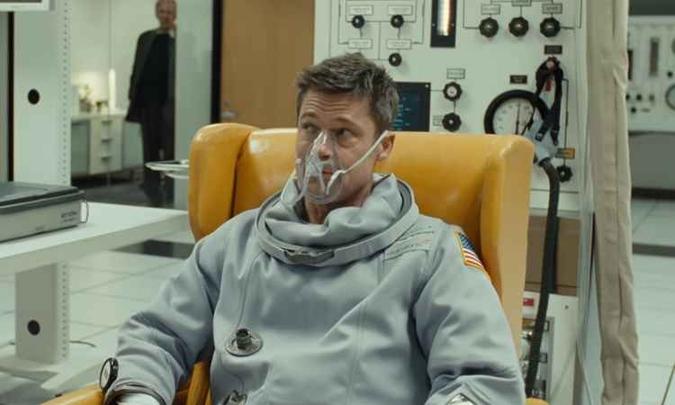 Brad Pitt é a estrela do filme 'Ad astra', um dos cotados ao grande prêmio do festival(foto: YouTube/Reprodução) Brad Pitt é a estrela do filme 'Ad astra', um dos cotados ao grande prêmio do festival(foto: YouTube/Reprodução)