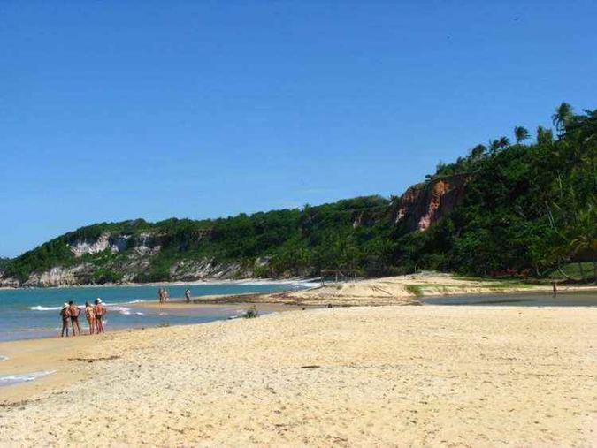 Praia do Espelho, próxima a Trancoso (foto: Marlyana Tavares/EM/D.A Press) Praia do Espelho, próxima a Trancoso (foto: Marlyana Tavares/EM/D.A Press)