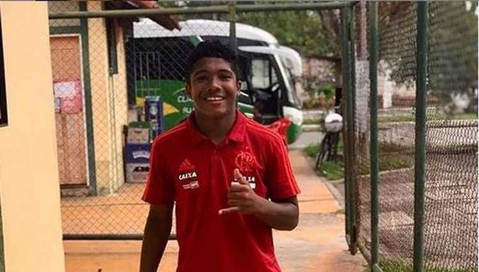Vitor Isaías era atleta das divisões de base do Flamengo(foto: Reprodução/Facebook )