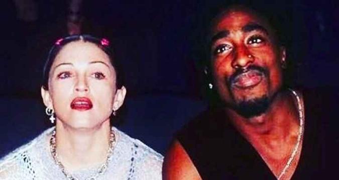 Madonna e Tupac na foto que a cantora postou em homenagem ao rapper, no último 16 de junho(foto: Instagram/Divulgação) Madonna e Tupac na foto que a cantora postou em homenagem ao rapper, no último 16 de junho(foto: Instagram/Divulgação)