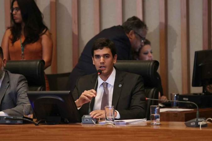 Parlamentar em segundo mandato, Rafael Prudente (MDB) foi eleito com 17 votos para a presidência da Casa(foto: Arthur Menescal/Esp. CB/D.A Press) Parlamentar em segundo mandato, Rafael Prudente (MDB) foi eleito com 17 votos para a presidência da Casa(foto: Arthur Menescal/Esp. CB/D.A Press)