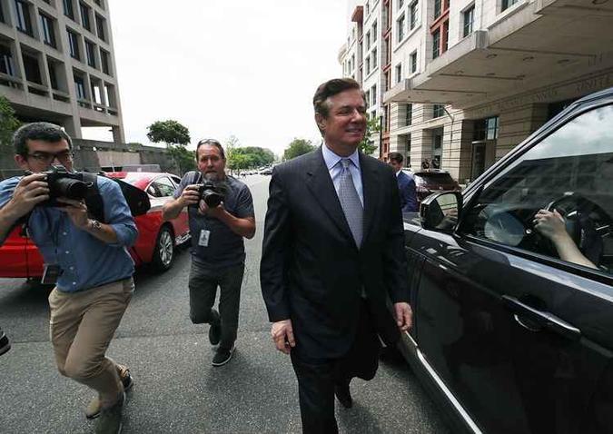 O ex-chefe de campanha de Donald Trump Paul Manafort(foto: Mark Wilson/Getty Images/AFP) O ex-chefe de campanha de Donald Trump Paul Manafort(foto: Mark Wilson/Getty Images/AFP)