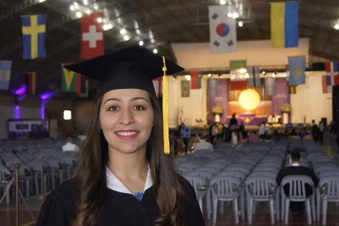 Heloísa Fonseca, graduada em medicina em universidade argentina (foto: Arquivo Pessoal) Heloísa Fonseca, graduada em medicina em universidade argentina (foto: Arquivo Pessoal)