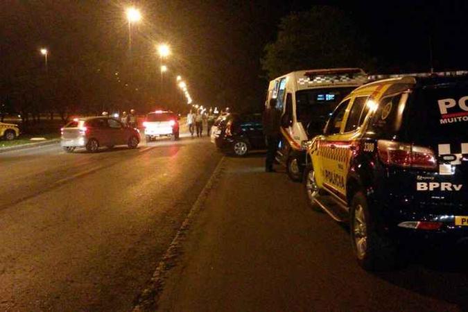 Corporação aumentou efetivo nas ruas para coibir embriaguez ao volante (Divulgação/PMDF) Corporação aumentou efetivo nas ruas para coibir embriaguez ao volante (Divulgação/PMDF)