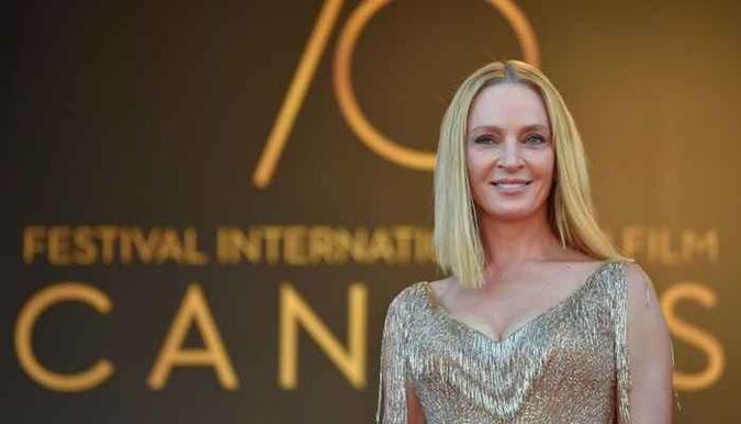 Uma Thurman contou que foi assediada por Harvey Weinstein várias vezes(foto: LOIC VENANCE) Uma Thurman contou que foi assediada por Harvey Weinstein várias vezes(foto: LOIC VENANCE)