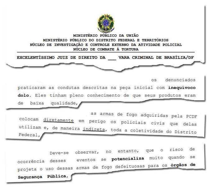 Denúncia - Confira trechos do trabalho feito pelo Ministério Público do DF e Territórios: Denúncia - Confira trechos do trabalho feito pelo Ministério Público do DF e Territórios: