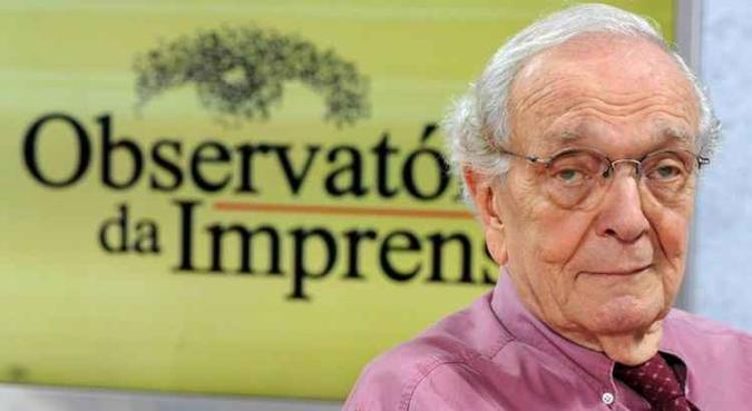 Alberto Dines é fundador do Observatório da Imprensa(foto: Ana Paula Migliari/TV Brasil) Alberto Dines é fundador do Observatório da Imprensa(foto: Ana Paula Migliari/TV Brasil)