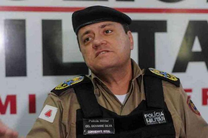 Comandante-geral da Polícia Militar, Giovanne Gomes da Silva(foto: Divulgação/EM) Comandante-geral da Polícia Militar, Giovanne Gomes da Silva(foto: Divulgação/EM)