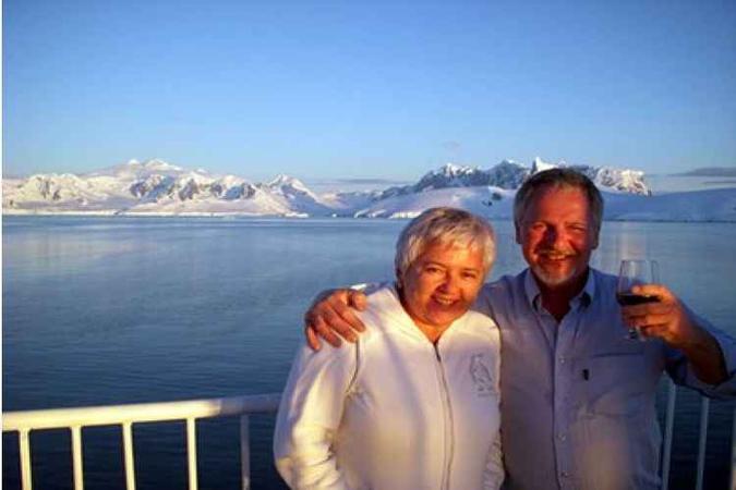 Zelfa Silva e o marido, Gunnar Hajelberg(foto: Arquivo Pessoal) Zelfa Silva e o marido, Gunnar Hajelberg(foto: Arquivo Pessoal)