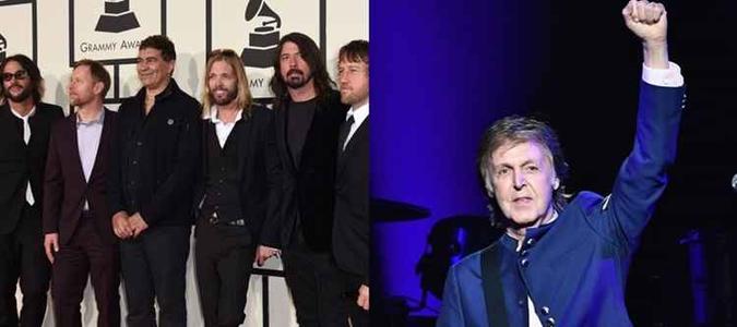 Além de Paul McCartney, a banda promete outras participações especiais em 'Concrete and gold'(foto: Montagem com fotos de Valeria Macon e Gustavo Caballero) Além de Paul McCartney, a banda promete outras participações especiais em 'Concrete and gold'(foto: Montagem com fotos de Valeria Macon e Gustavo Caballero)