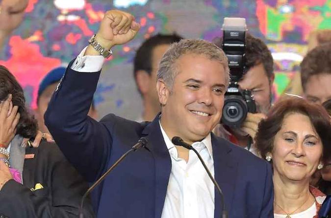 A maioria do congresso está representada pela direita, ligada ao novo presidente, Iván Duque(foto: Raul Arboleda/AFP) A maioria do congresso está representada pela direita, ligada ao novo presidente, Iván Duque(foto: Raul Arboleda/AFP)