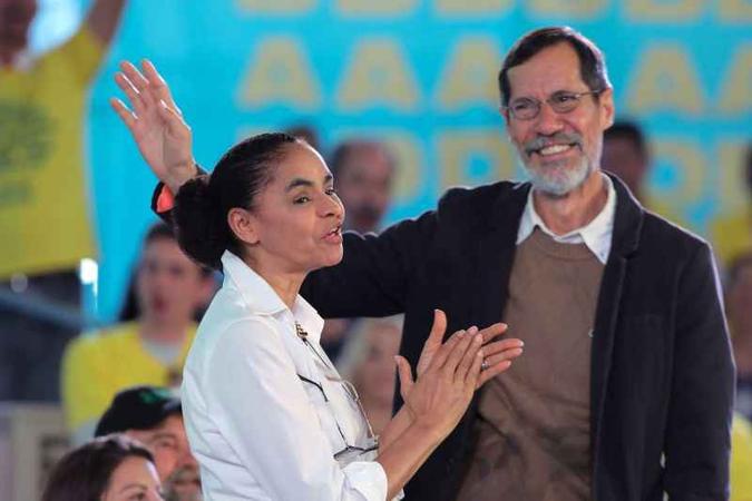 Com apenas uma deputada eleita, a Rede, partido de Marina Silva, avalia uma fusão com o PV(foto: Sergio Lima/AFP) Com apenas uma deputada eleita, a Rede, partido de Marina Silva, avalia uma fusão com o PV(foto: Sergio Lima/AFP)