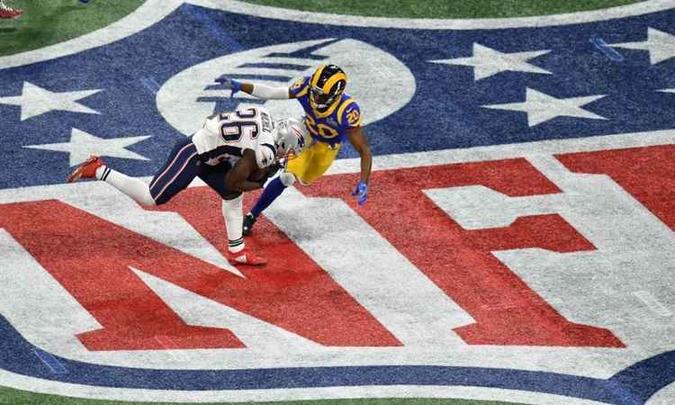 Com a vitória sobre o Los Angeles Rams, o New England Patriots conquistou o sexto título do Super Bowl(foto: AFP/Angela Weiss ) Com a vitória sobre o Los Angeles Rams, o New England Patriots conquistou o sexto título do Super Bowl(foto: AFP/Angela Weiss )