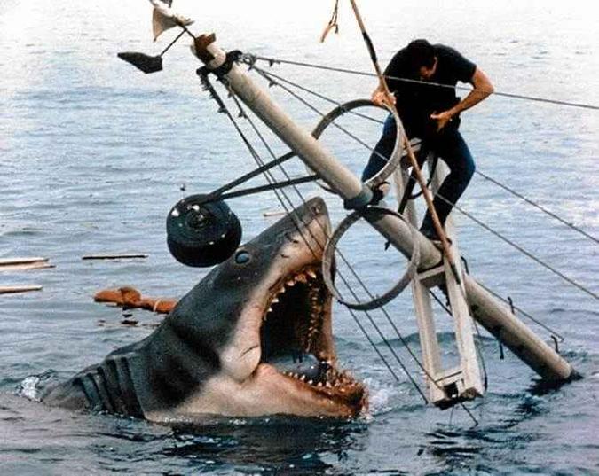Tubarão, clássico de Steven Spielberg, feito em 1975(foto: Universal / Divulgação) Tubarão, clássico de Steven Spielberg, feito em 1975(foto: Universal / Divulgação)