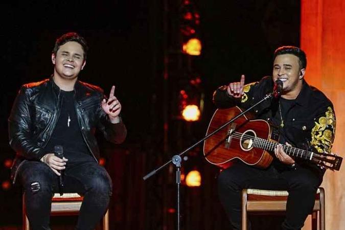 A dupla sertaneja Matheus & Kauan apresentará o novo repertório no festival VIVA(foto: Universal Music/Divulgação) A dupla sertaneja Matheus & Kauan apresentará o novo repertório no festival VIVA(foto: Universal Music/Divulgação)