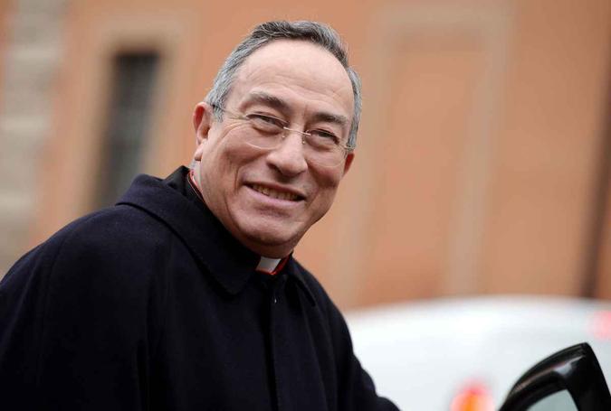 Rodríguez Maradiaga faz parte do grupo de seis cardeais que aconselham o papa Francisco nas reformas econômicas da Cúria(foto: Filippo Monteforte ) Rodríguez Maradiaga faz parte do grupo de seis cardeais que aconselham o papa Francisco nas reformas econômicas da Cúria(foto: Filippo Monteforte )