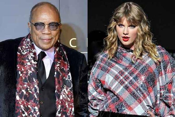 Quincy Jones criticou Taylor Swift e elogiou Kendrick Lamar, Bruno Mars e Drake.(foto: Reprodução/Internet) Quincy Jones criticou Taylor Swift e elogiou Kendrick Lamar, Bruno Mars e Drake.(foto: Reprodução/Internet)