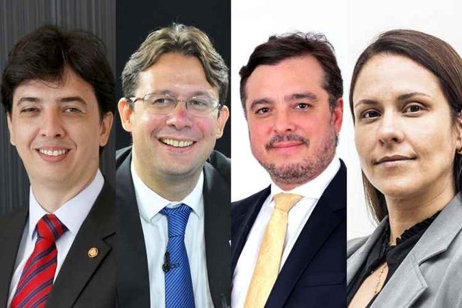 Da esquerda para a direita: Jacques Veloso, Délio Lins, Max Telesca e Renata Amaral (foto: Valter Zica/Divulgação - Valerio Ayres/CB/D.A Press - Fábio Pinheiro/Divulgação - Emanuelle Sena/Divulgação ) Da esquerda para a direita: Jacques Veloso, Délio Lins, Max Telesca e Renata Amaral (foto: Valter Zica/Divulgação - Valerio Ayres/CB/D.A Press - Fábio Pinheiro/Divulgação - Emanuelle Sena/Divulgação )