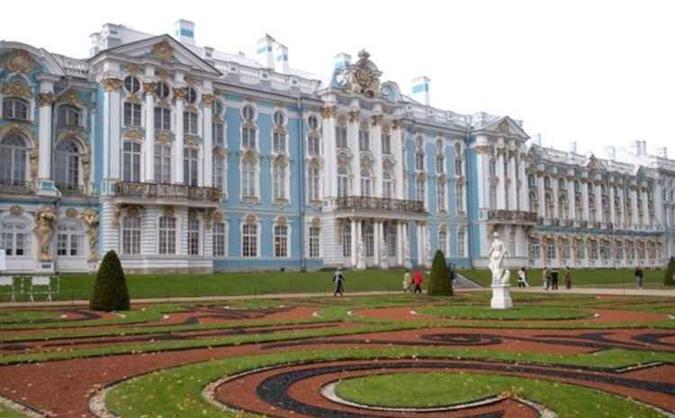 Palácio Tsarskoye:100 quilos de ouro na fachada(foto: Eric/ Flickr) Palácio Tsarskoye:100 quilos de ouro na fachada(foto: Eric/ Flickr)