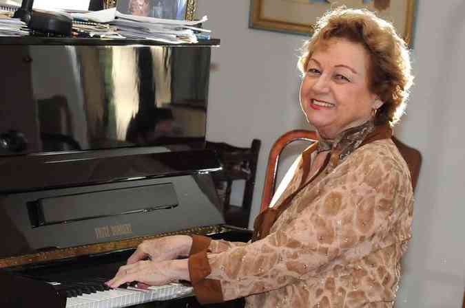 Neusa França, compositora do Hino de Brasília(foto: Edílson Rodrigues/CB/D.A Press)
