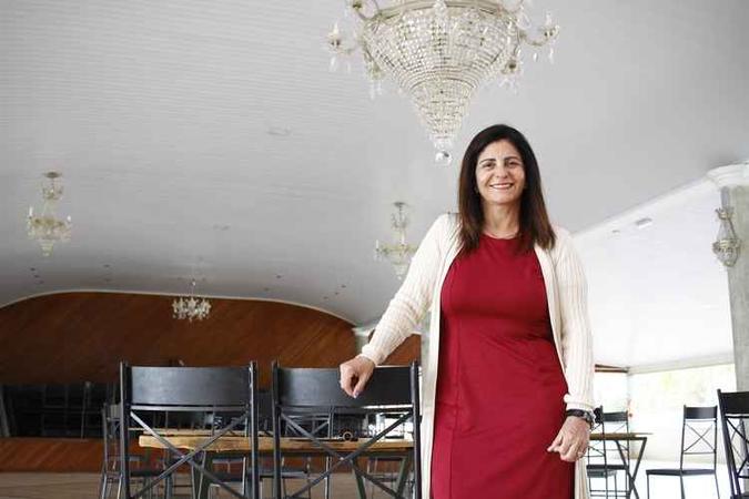 Geralda Godinho, secret�ria-geral do clube(foto: Ana Rayssa/CB/D.A Press)