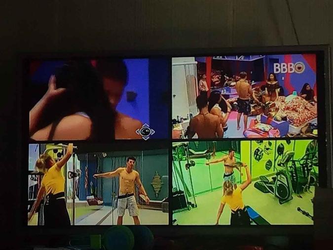 Momento em que Tiago Leifert avisa a casa sobre a desclassificação de Vanderson(foto: Reprodução) Momento em que Tiago Leifert avisa a casa sobre a desclassificação de Vanderson(foto: Reprodução)