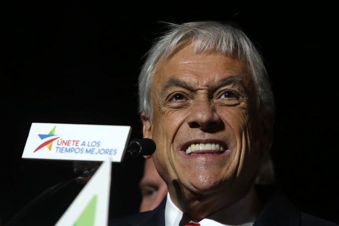 Piñera se referiu a Bolsonaro ao falar sobre uma América Latina muito convulsionada, com muitas tensões(foto: Claudio Reyes/AFP) Piñera se referiu a Bolsonaro ao falar sobre uma América Latina muito convulsionada, com muitas tensões(foto: Claudio Reyes/AFP)