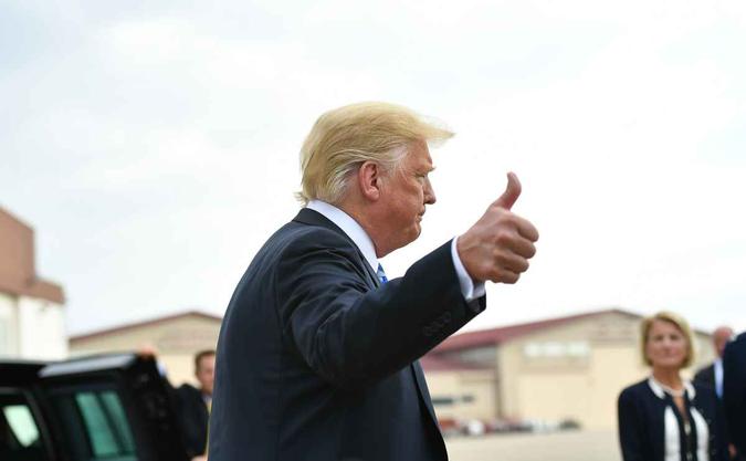 Trump não comentou as confissões de Michael Cohen(foto: Mandel Ngan/ AFP) Trump não comentou as confissões de Michael Cohen(foto: Mandel Ngan/ AFP)