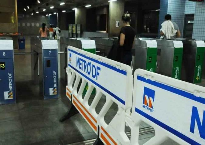 A reunião acontece três meses após os metroviários permaneceram 40 dias em greve(foto: Bárbara Cabral/Esp. CB/D.A Press) A reunião acontece três meses após os metroviários permaneceram 40 dias em greve(foto: Bárbara Cabral/Esp. CB/D.A Press)