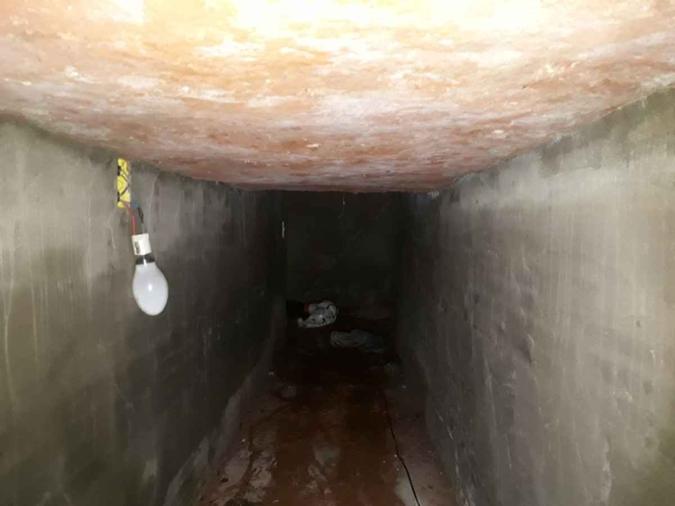 Túnel construído na casa do foragido possuía iluminação, ventilação natural e artificial(foto: Divulgação/Polícia Federal) Túnel construído na casa do foragido possuía iluminação, ventilação natural e artificial(foto: Divulgação/Polícia Federal)