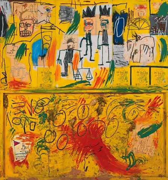 Exposição retrospectiva com mais de 80 obras de Basquiat é uma das grandes atrações do CCBB em abril(foto: The Estate of Jean-Michel Basquiat) Exposição retrospectiva com mais de 80 obras de Basquiat é uma das grandes atrações do CCBB em abril(foto: The Estate of Jean-Michel Basquiat)