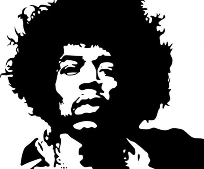 Jimi Hendrix falava mais com a guitarra em punho(foto: Reprodução/Internet) Jimi Hendrix falava mais com a guitarra em punho(foto: Reprodução/Internet)