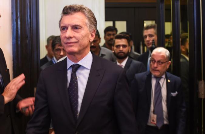 Mauricio Macri, presidente da Argentina(foto: INDRANIL MUKHERJEE/AFP) Mauricio Macri, presidente da Argentina(foto: INDRANIL MUKHERJEE/AFP)
