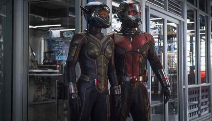 Vespa e Homem-formiga: finalmente juntos, em cena do filme de Peyton Reed(foto: Marvel Studios 2018) Vespa e Homem-formiga: finalmente juntos, em cena do filme de Peyton Reed(foto: Marvel Studios 2018)