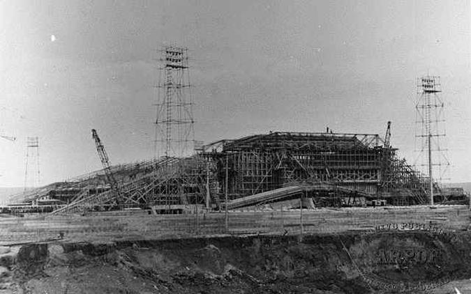 Primeira etapa das obras, na década de 1960 (foto: Arquivo Público do Distrito Federal e Territórios) Primeira etapa das obras, na década de 1960 (foto: Arquivo Público do Distrito Federal e Territórios)