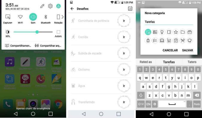 LG G5 SE possui interface completamente personalizada com cores e apps próprios da fabricante(foto: LG/Reprodução) LG G5 SE possui interface completamente personalizada com cores e apps próprios da fabricante(foto: LG/Reprodução)