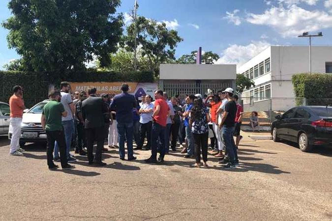Em meio à creise, Alub foi alvo de protestos recentes e não será local de prova do Enem(foto: Juliana Andrade/Esp. CB/D.A Press) Em meio à creise, Alub foi alvo de protestos recentes e não será local de prova do Enem(foto: Juliana Andrade/Esp. CB/D.A Press)