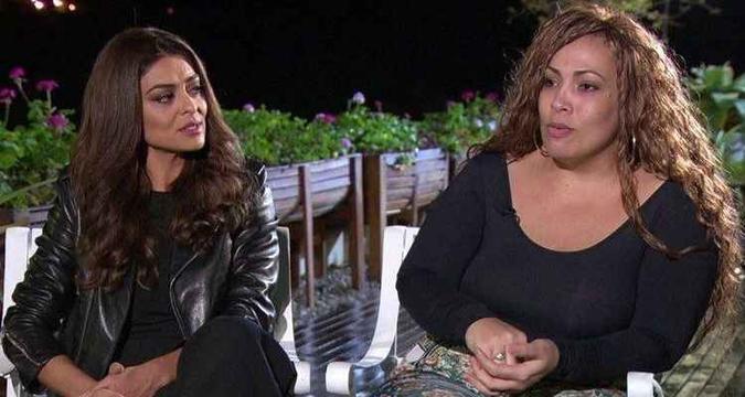 A atriz Juliana Paes ao lado de Fabiana Escobar, que inspirou a personagem Bibi Perigosa(foto: Reprodução TV Globo) A atriz Juliana Paes ao lado de Fabiana Escobar, que inspirou a personagem Bibi Perigosa(foto: Reprodução TV Globo)