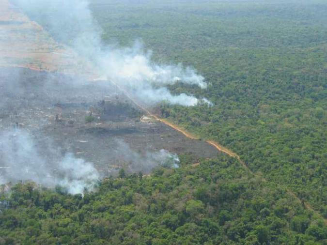 Queimadas e desmatamentos na Amazônia: mudanças climáticas não estão na prioridade de todos os candidatos(foto: Daniel Nepstad/Divulgação) Queimadas e desmatamentos na Amazônia: mudanças climáticas não estão na prioridade de todos os candidatos(foto: Daniel Nepstad/Divulgação)