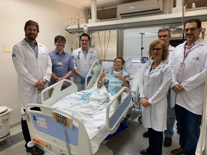 O paciente voltou a engordar e terá alta hoje: análise do tipo de remissão, se foi completa ou parcial, sairá em três meses(foto: Agência Fapesp/Divulgação) O paciente voltou a engordar e terá alta hoje: análise do tipo de remissão, se foi completa ou parcial, sairá em três meses(foto: Agência Fapesp/Divulgação)