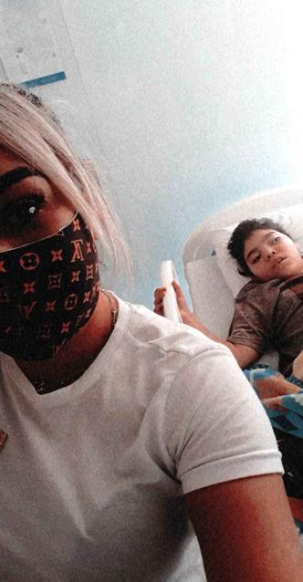 Mãe de um filho imunodeficiente, Fernanda da Conceição apenas aumentou os cuidados, mas a barreira do toque sempre existiu na sua casa(foto: Arquivo pessoal) Mãe de um filho imunodeficiente, Fernanda da Conceição apenas aumentou os cuidados, mas a barreira do toque sempre existiu na sua casa(foto: Arquivo pessoal)