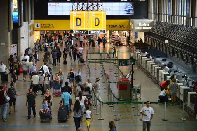 Aeroporto de Guarulhos, em São Paulo(foto: Rovena Rosa/Agência Brasil) Aeroporto de Guarulhos, em São Paulo(foto: Rovena Rosa/Agência Brasil)