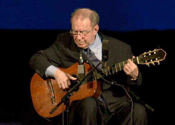 A última vez que João Gilberto esteve num palco foi em 2008, ano em que a bossa nova completou 50 anos(foto: Ari Versiani ) A última vez que João Gilberto esteve num palco foi em 2008, ano em que a bossa nova completou 50 anos(foto: Ari Versiani )