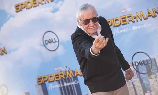 Stan Lee foi responsável pela criação de super-heróis como Homem-Aranha, Homem de ferro, Thor, Hulk, X-Men e o Quarteto Fantástico(foto: AFP/Valerie Macon) Stan Lee foi responsável pela criação de super-heróis como Homem-Aranha, Homem de ferro, Thor, Hulk, X-Men e o Quarteto Fantástico(foto: AFP/Valerie Macon)
