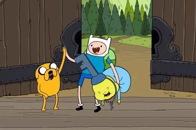 A animação 'Hora de aventura' retrata temas como amizade e adoção com leveza(foto: Cartoon Network/Divulgação) A animação 'Hora de aventura' retrata temas como amizade e adoção com leveza(foto: Cartoon Network/Divulgação)